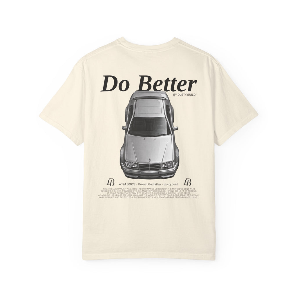 Mercedes W124 AMG Hammer Graphic Tee | dusty.builds