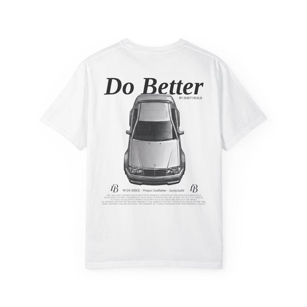 Mercedes W124 AMG Hammer Graphic Tee | dusty.builds